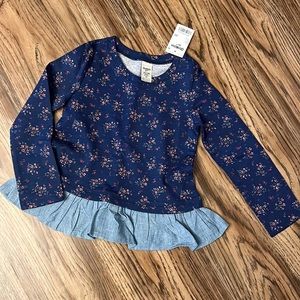 NEW!! OshKosh B’gosh 3T girls long sleeve shirt